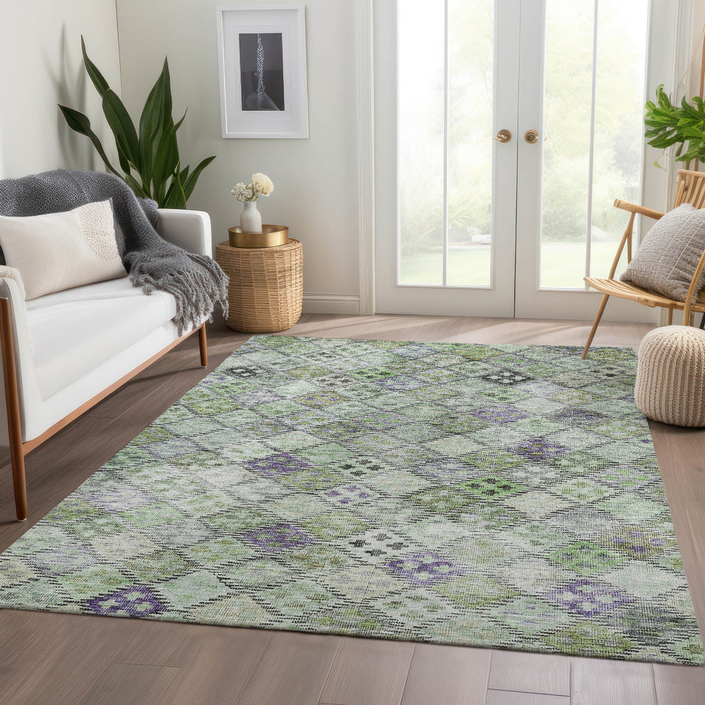 dalyn solace sl6 green rug