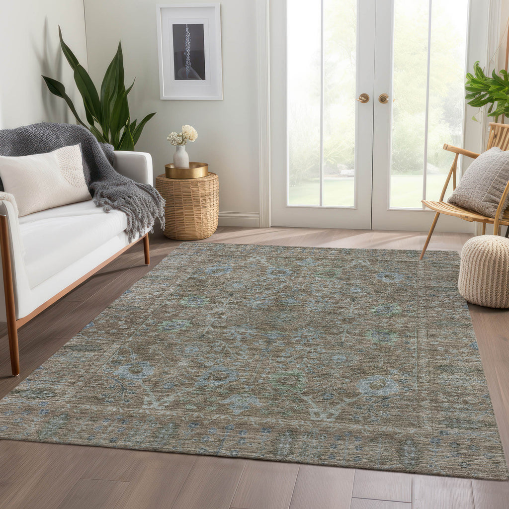 dalyn solace sl9 brown rug