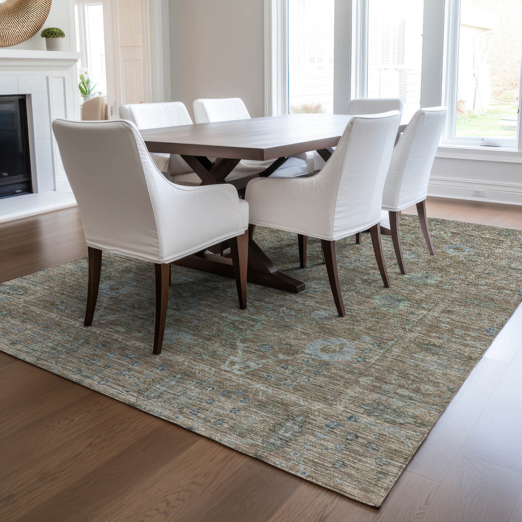 dalyn solace sl9 brown rug