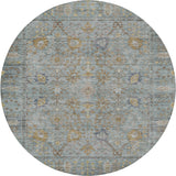 dalyn solace sl9 teal rug