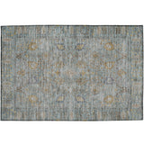 dalyn solace sl9 teal rug