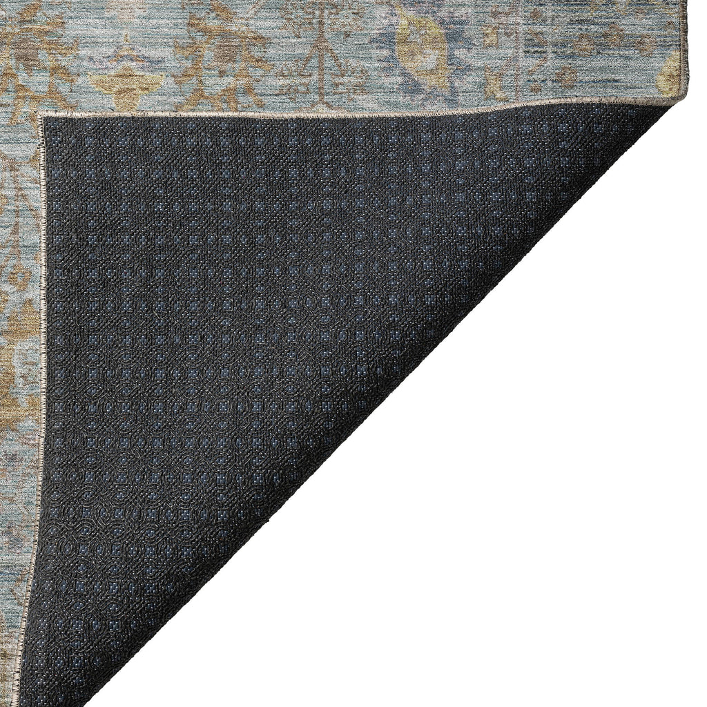 dalyn solace sl9 teal rug