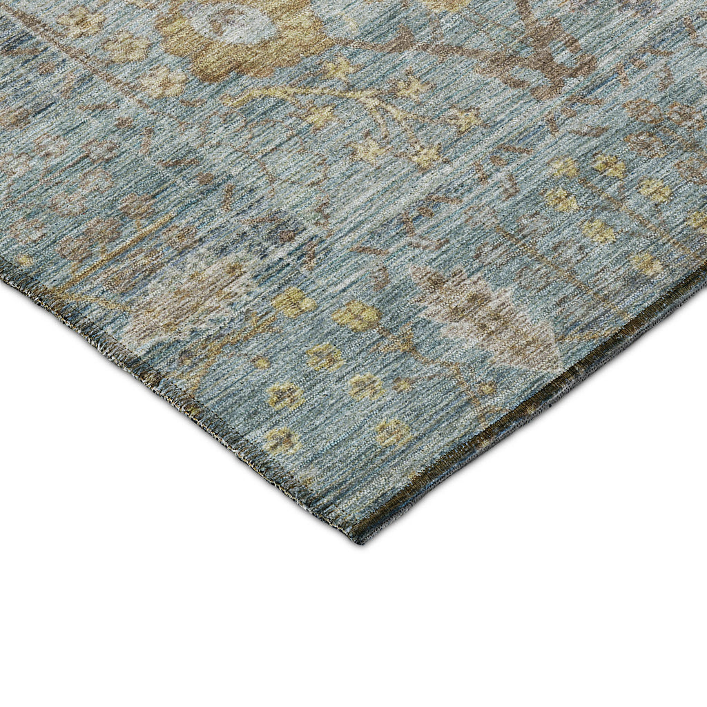 dalyn solace sl9 teal rug