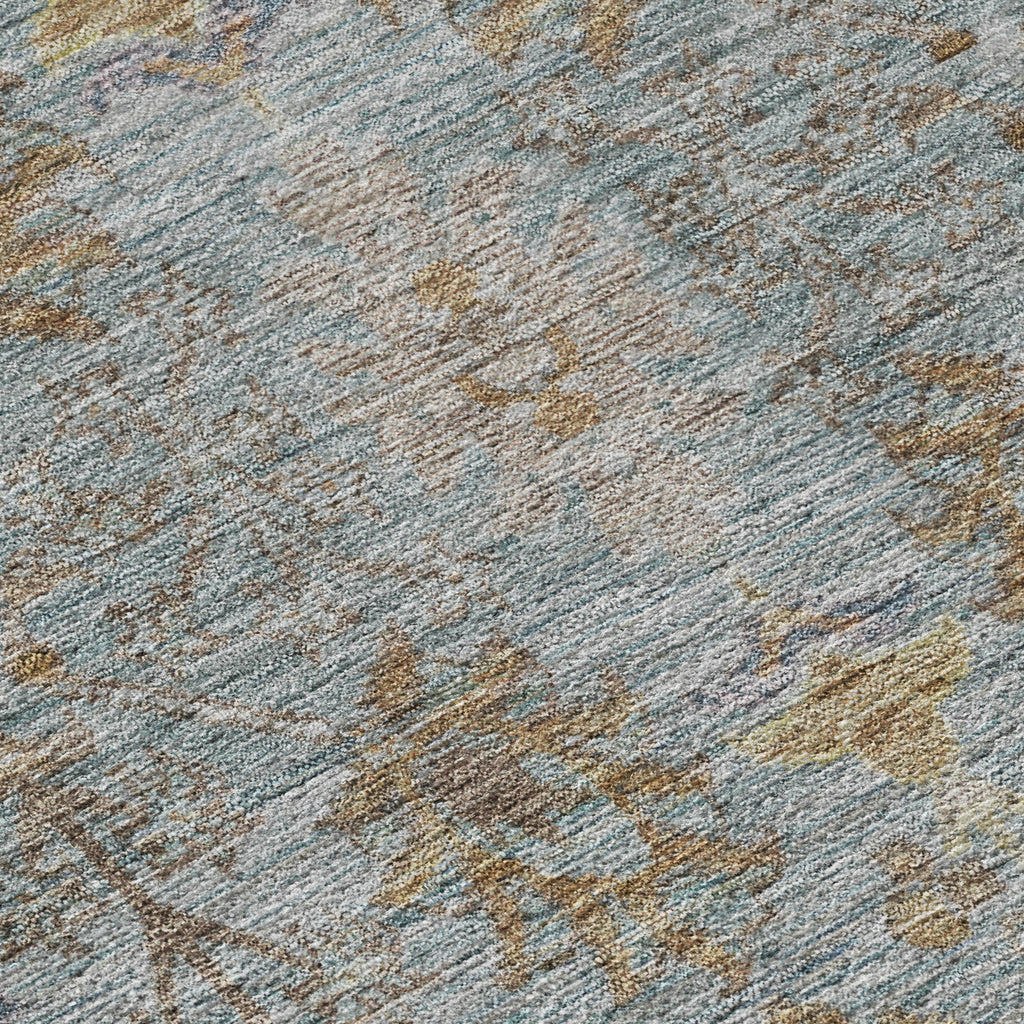 dalyn solace sl9 teal rug