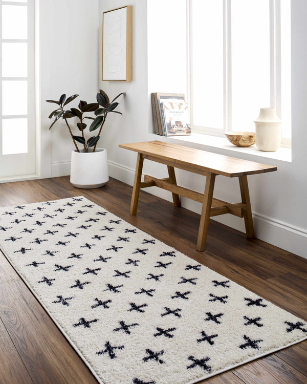 Hauteloom Bede SLKABEDE8A1 Beige Machine Made Polyester Rug