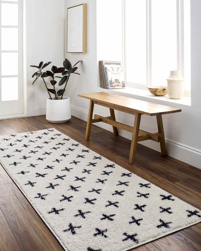 Hauteloom Bede SLKABEDE8A1 Beige Machine Made Polyester Rug