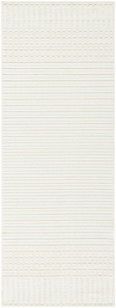 Hauteloom Rhun SLYBRHUN8A1 White Machine Made Polypropylene Rug