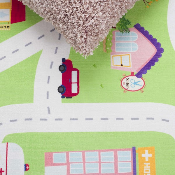 safavieh clearance santa monica kids smk100y light green rug