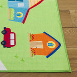 safavieh clearance santa monica kids smk100y light green rug