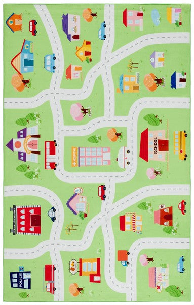 safavieh clearance santa monica kids smk100y light green rug