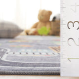 safavieh clearance santa monica kids smk127f light grey rug
