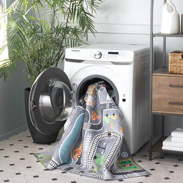 safavieh clearance santa monica kids smk127f light grey rug