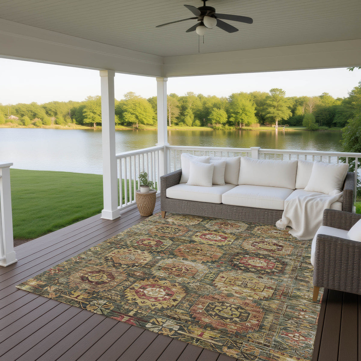 dalyn silk road sr11 fern rug