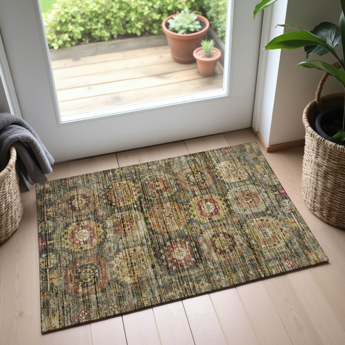 dalyn silk road sr11 fern rug