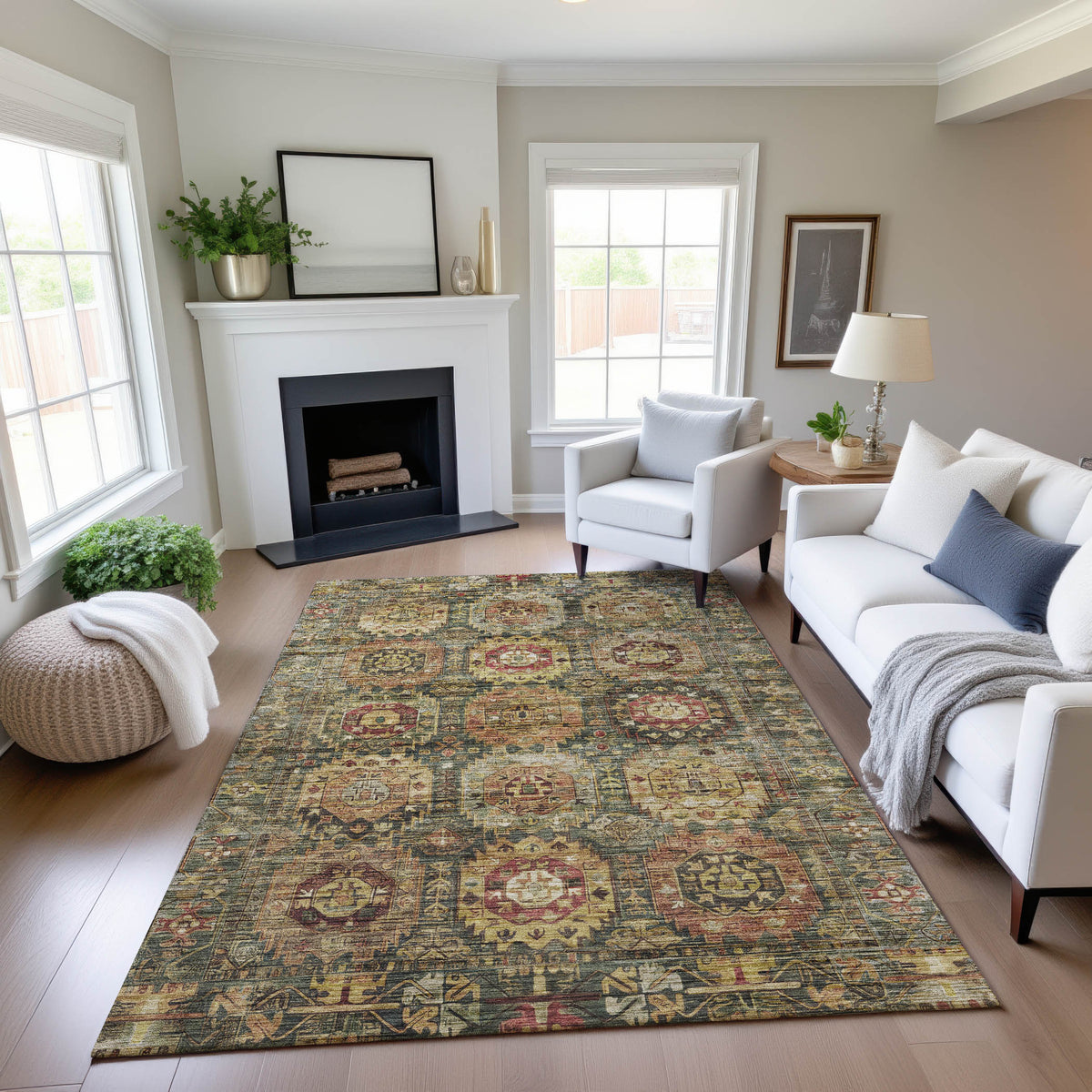 dalyn silk road sr11 fern rug