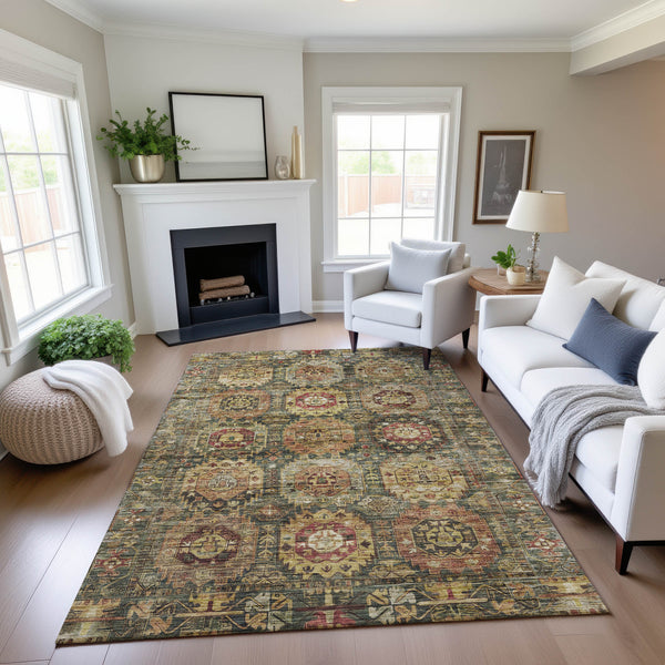 dalyn silk road sr11 fern rug