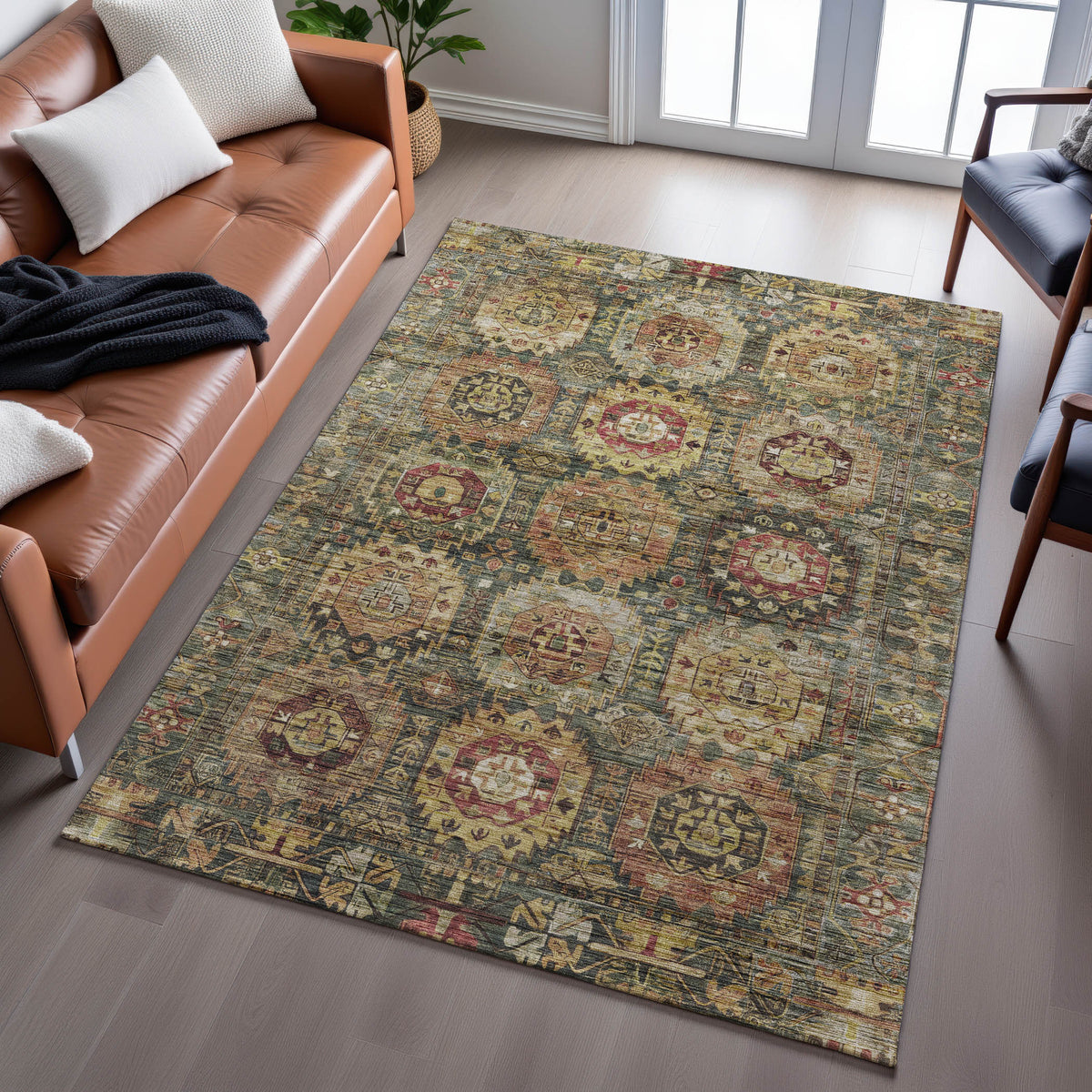 dalyn silk road sr11 fern rug