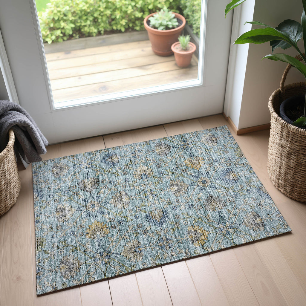 dalyn silk road sr1 denim rug