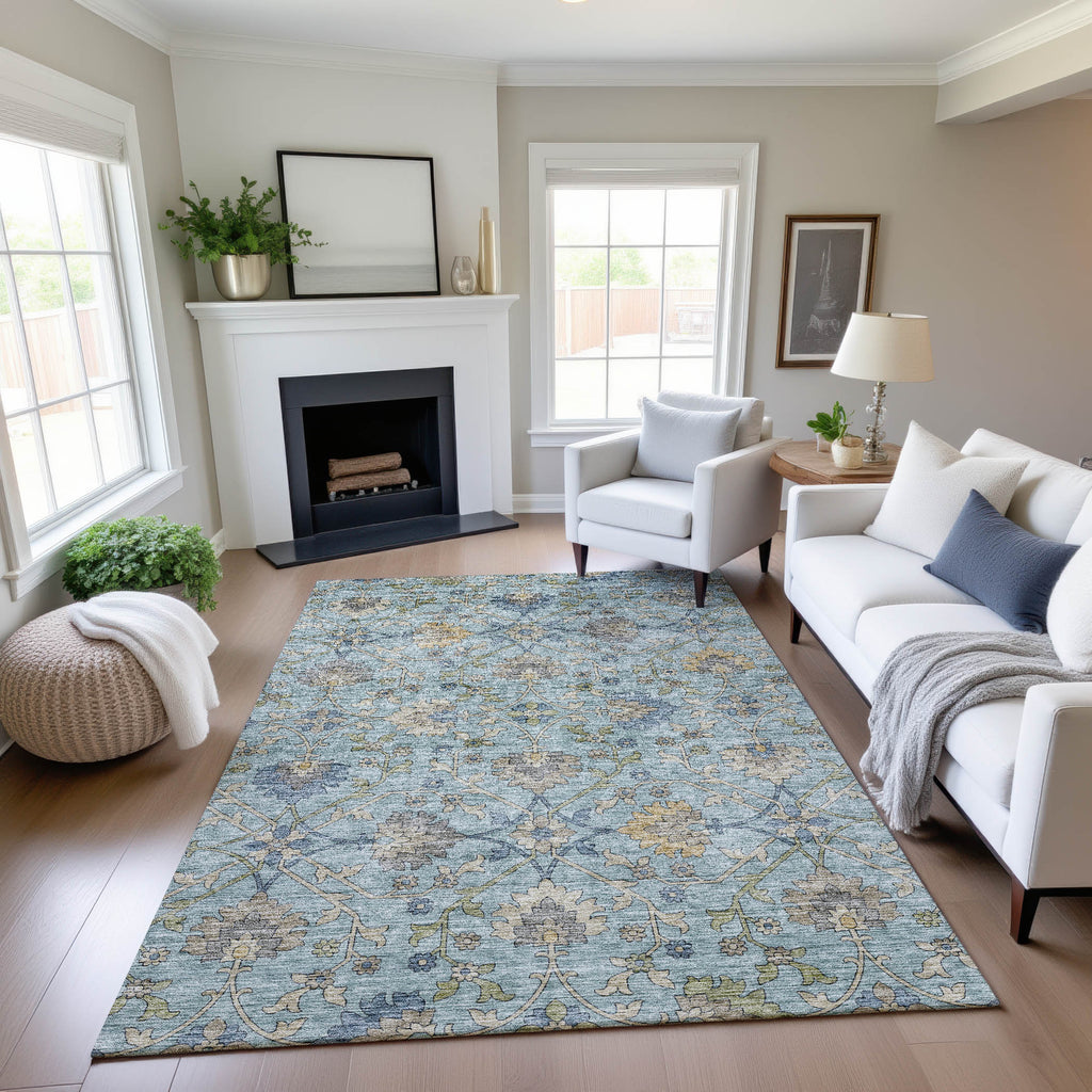 dalyn silk road sr1 denim rug