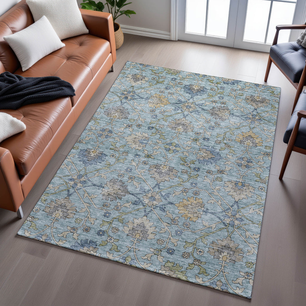 dalyn silk road sr1 denim rug