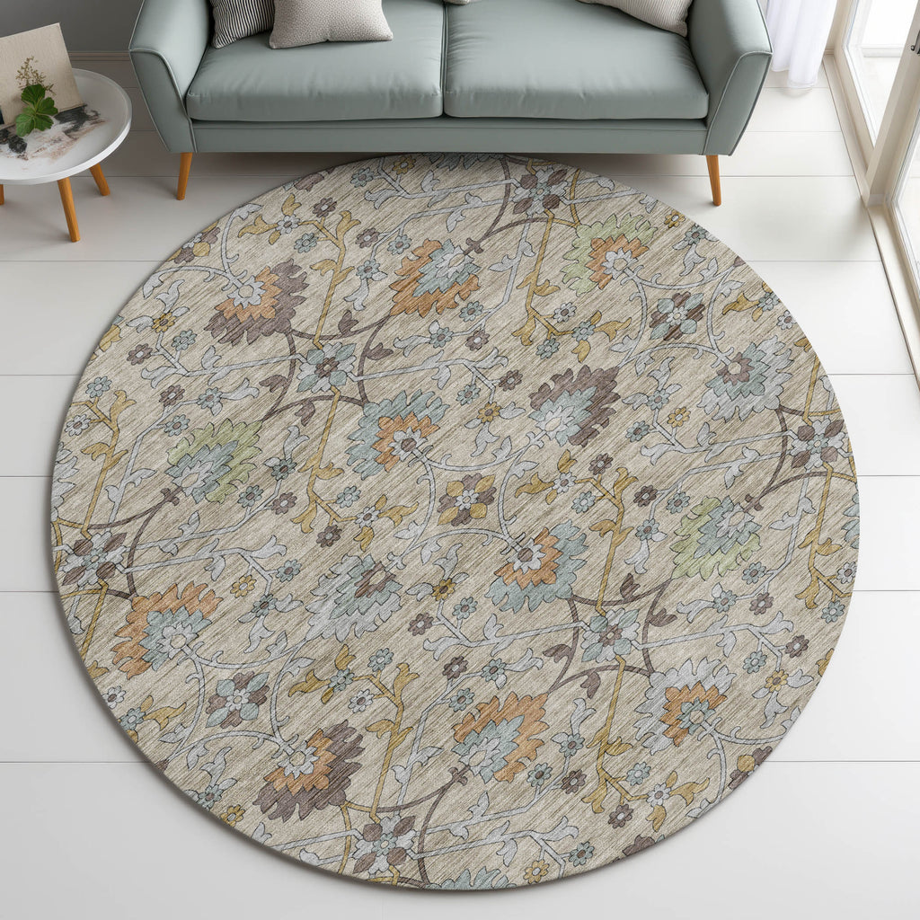dalyn silk road sr1 flax rug