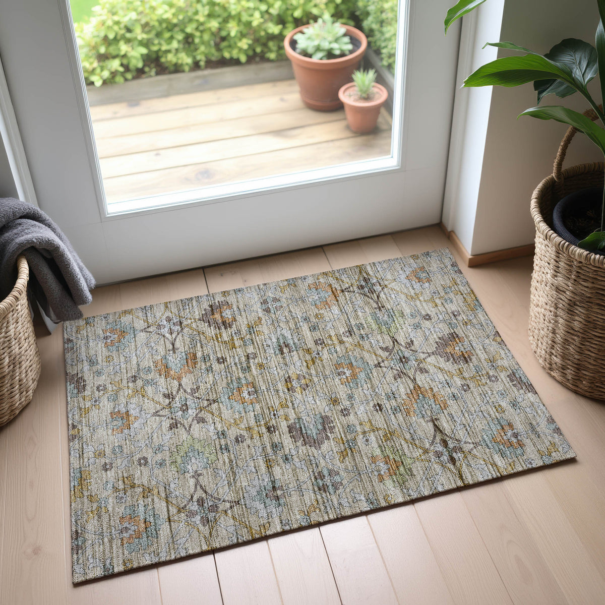 dalyn silk road sr1 flax rug