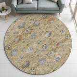dalyn silk road sr1 saffron rug
