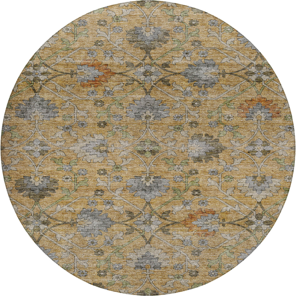 dalyn silk road sr1 saffron rug