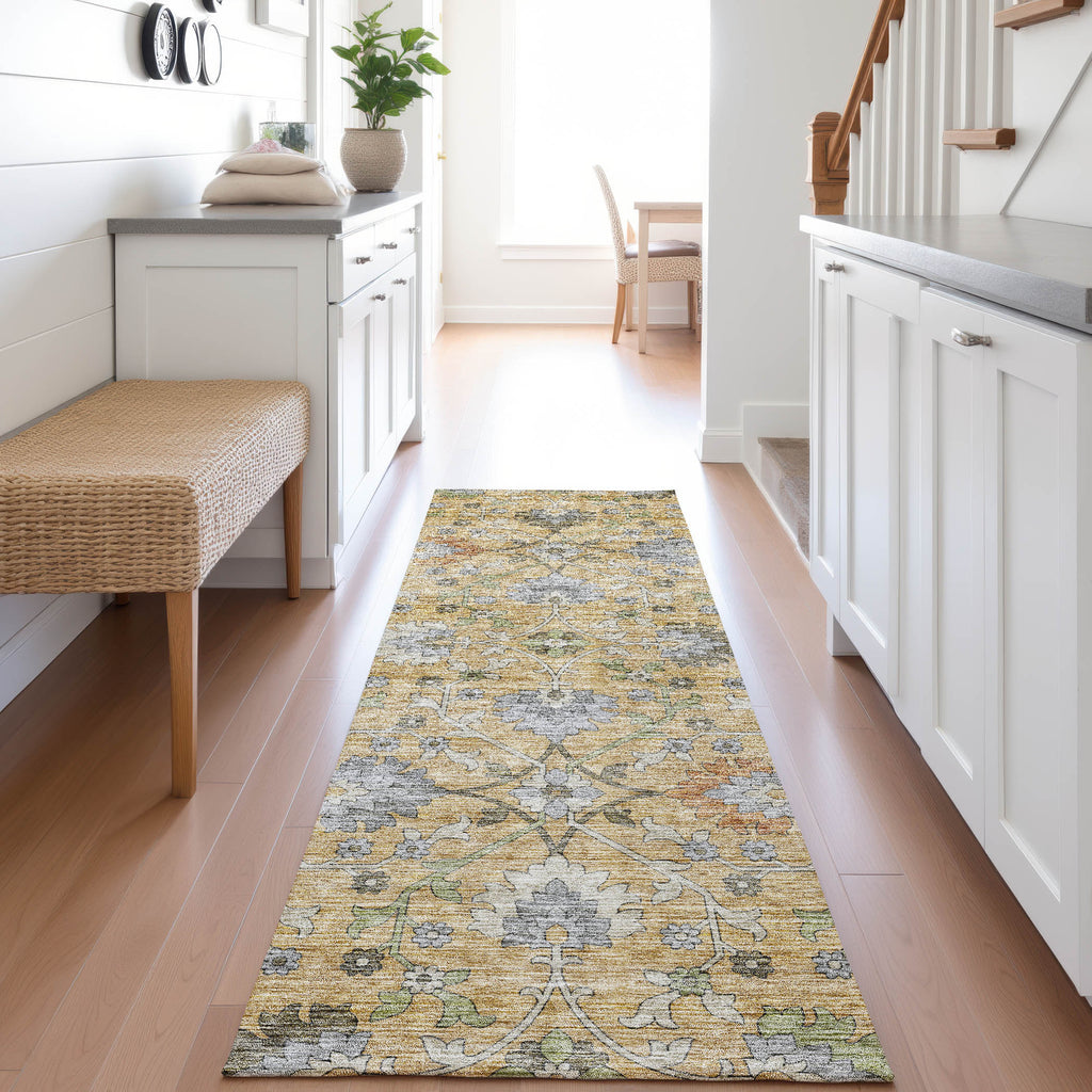 dalyn silk road sr1 saffron rug