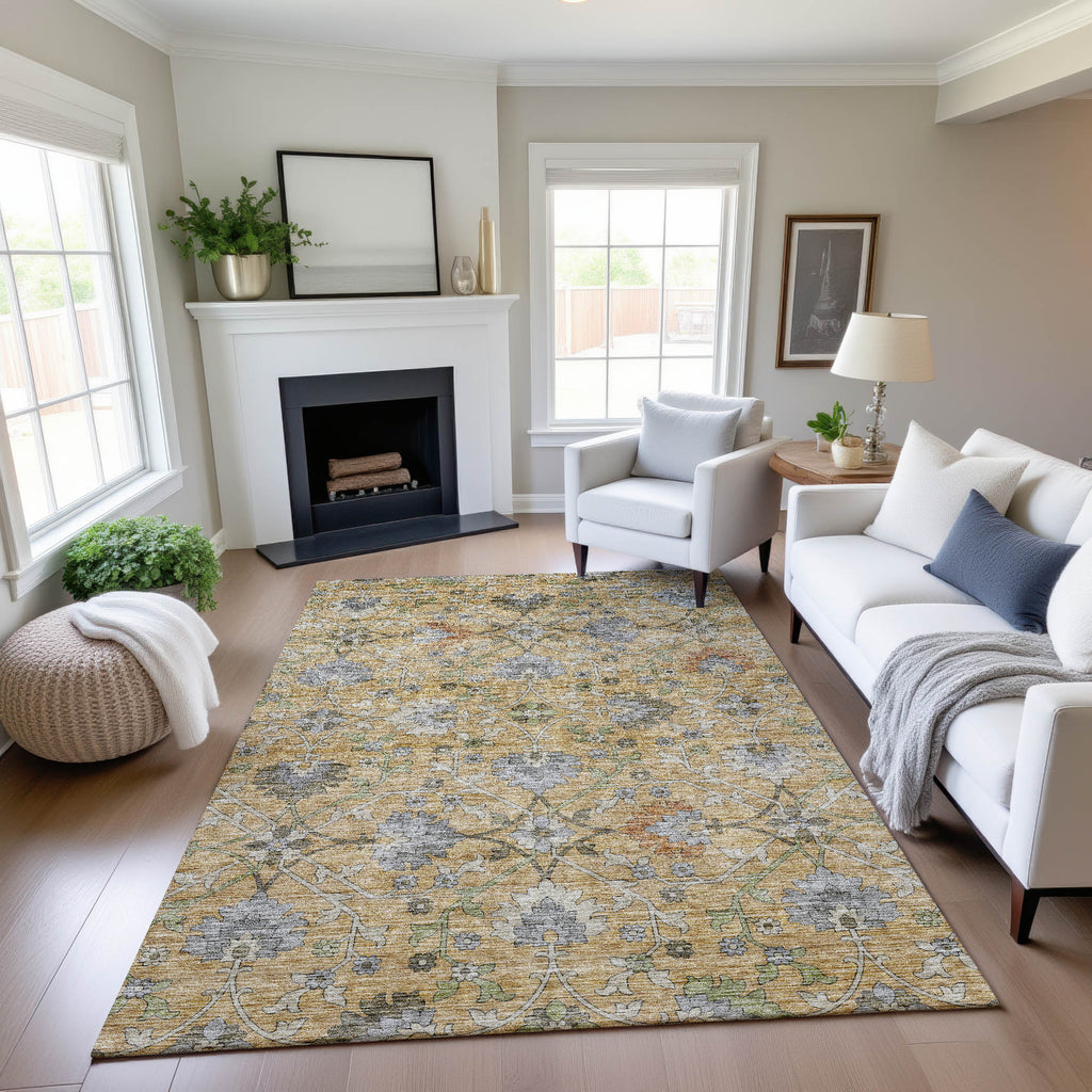 dalyn silk road sr1 saffron rug