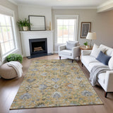 dalyn silk road sr1 saffron rug