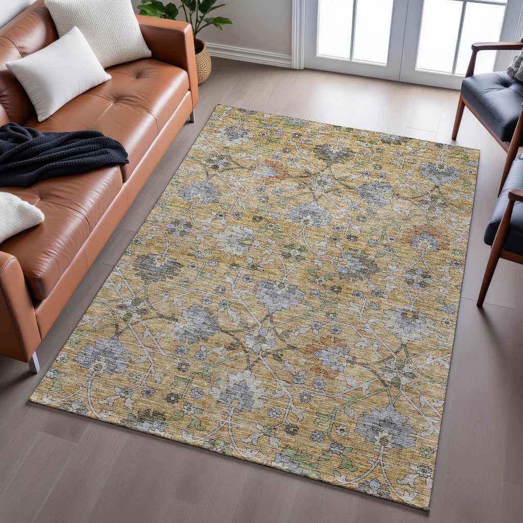 dalyn silk road sr1 saffron rug