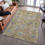 dalyn silk road sr1 saffron rug