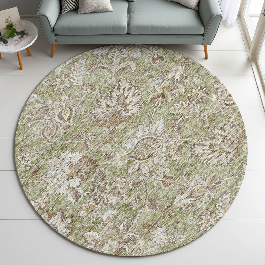 dalyn silk road sr2 aloe rug