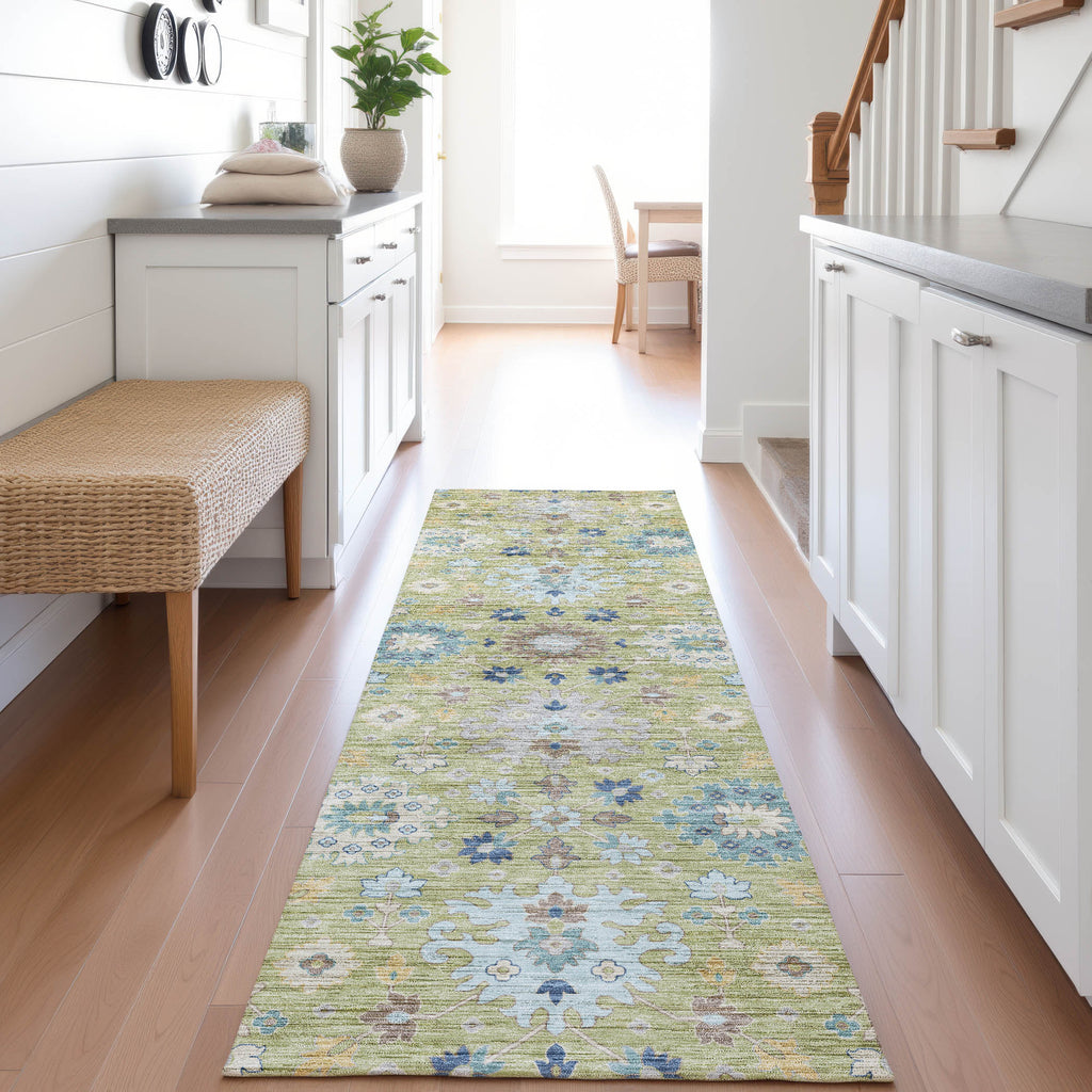 dalyn silk road sr3 aloe rug