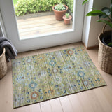 dalyn silk road sr3 aloe rug