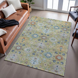dalyn silk road sr3 aloe rug
