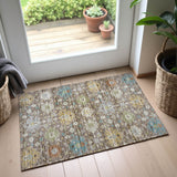 dalyn silk road sr3 mocha rug