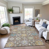 dalyn silk road sr3 mocha rug