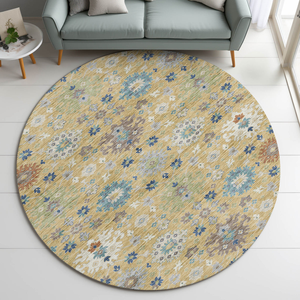 dalyn silk road sr3 turmeric rug