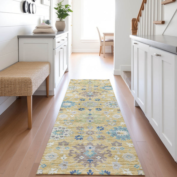 dalyn silk road sr3 turmeric rug