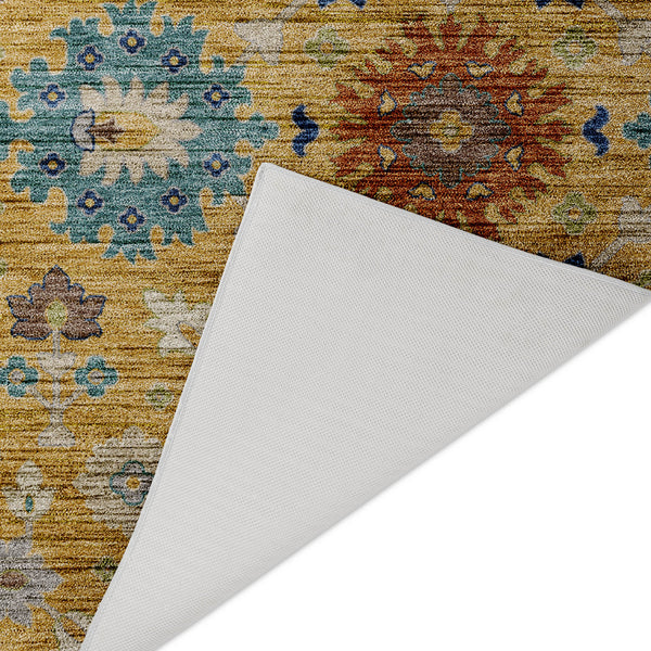 dalyn silk road sr3 turmeric rug