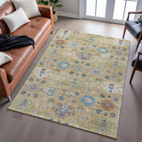 dalyn silk road sr3 turmeric rug