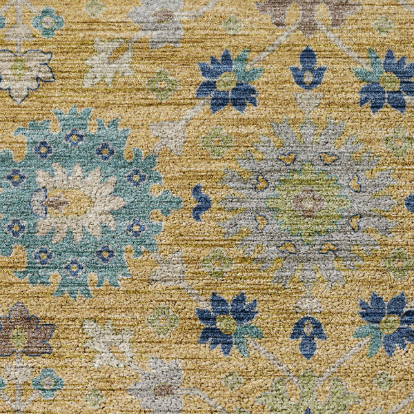 dalyn silk road sr3 turmeric rug