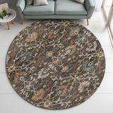 dalyn silk road sr4 chocolate rug