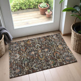 dalyn silk road sr4 chocolate rug