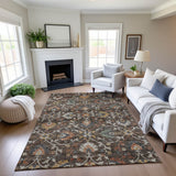 dalyn silk road sr4 chocolate rug