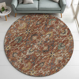 dalyn silk road sr4 paprika rug