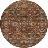 dalyn silk road sr4 paprika rug