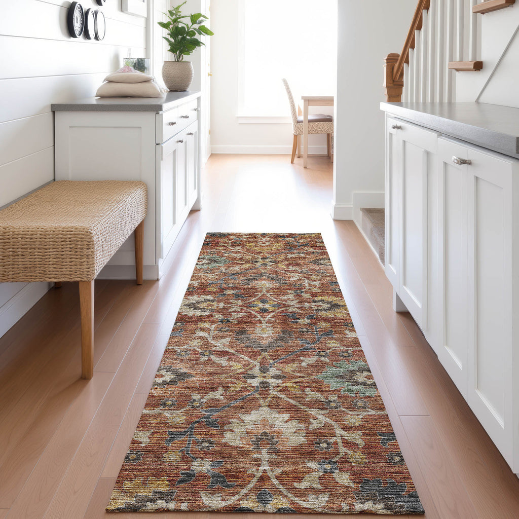 dalyn silk road sr4 paprika rug